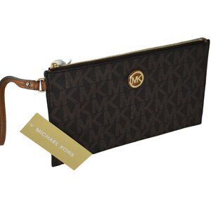 "Michael Kors" Wristlet - Brown
